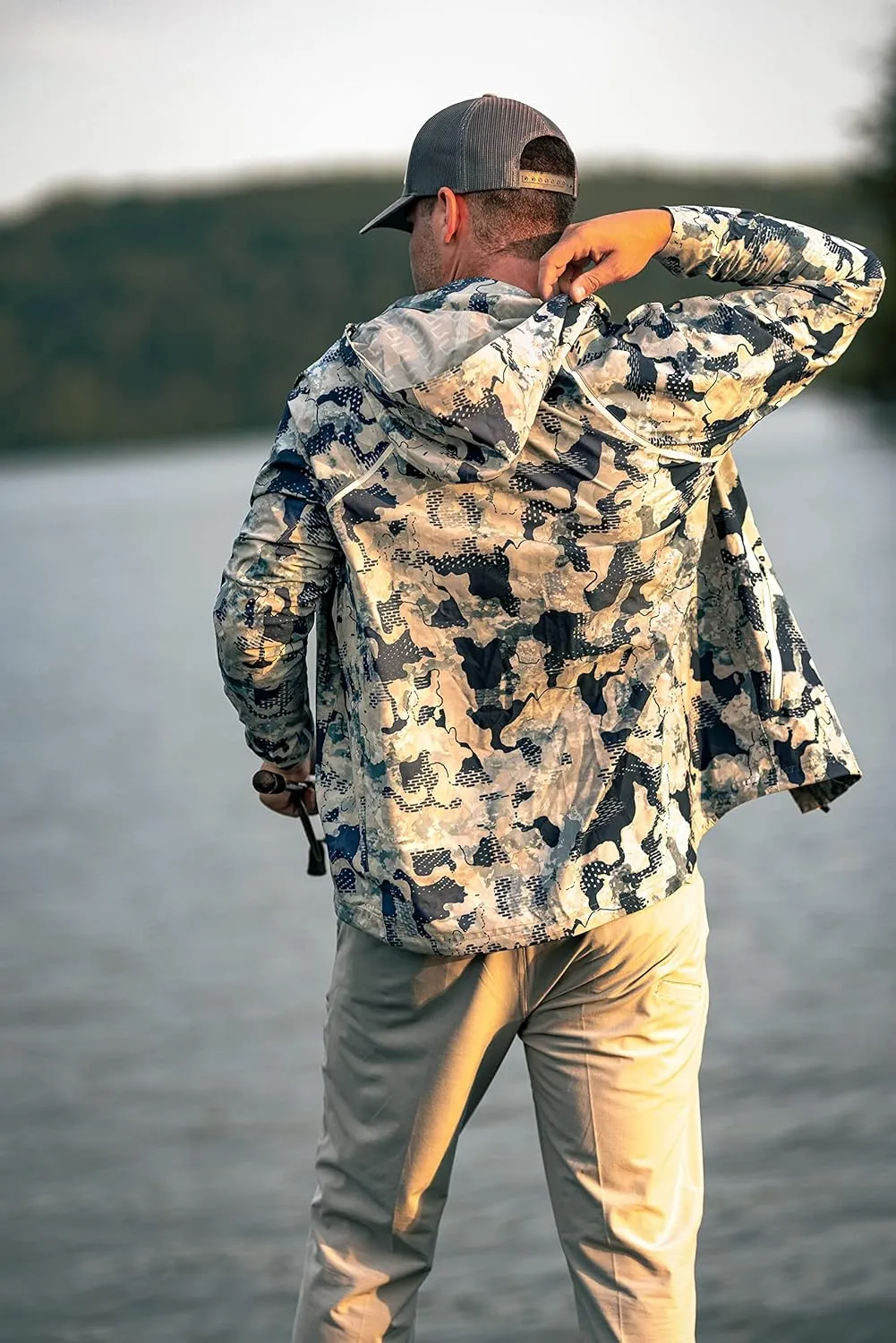 HUK Men's Pursuit Waterproof & Wind Resistant Zip Jacket