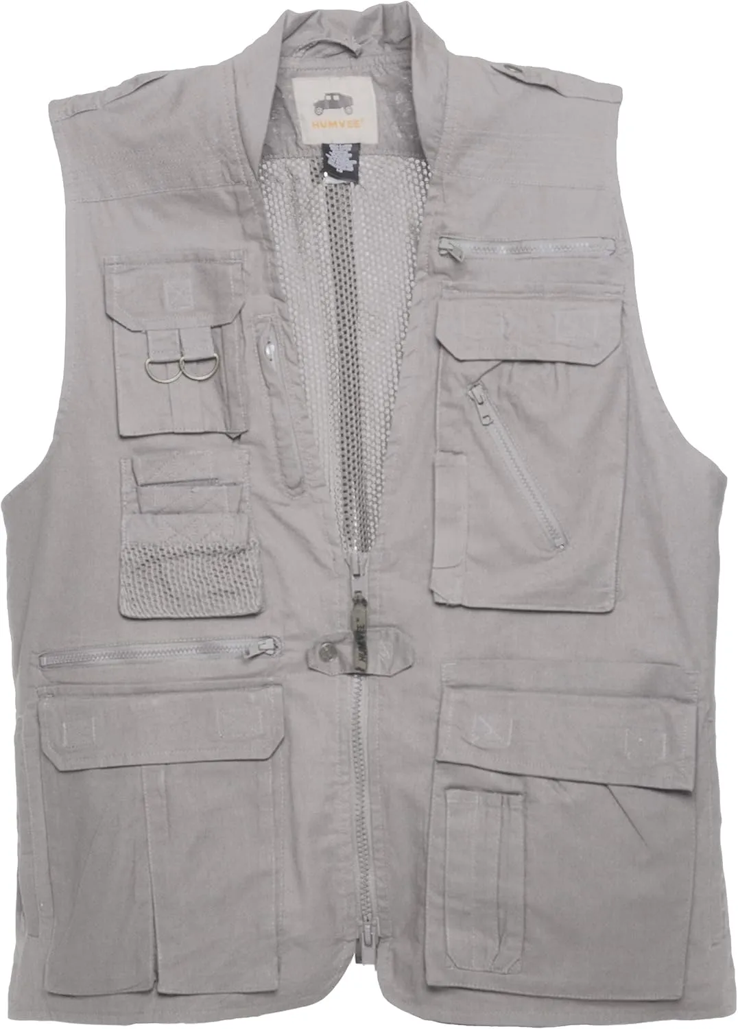 Humvee Photography Utility Vest for Men & Women - Perfect for Safari, Hunting, Fishing, Camping, & Travel - 100% Cotton Gift