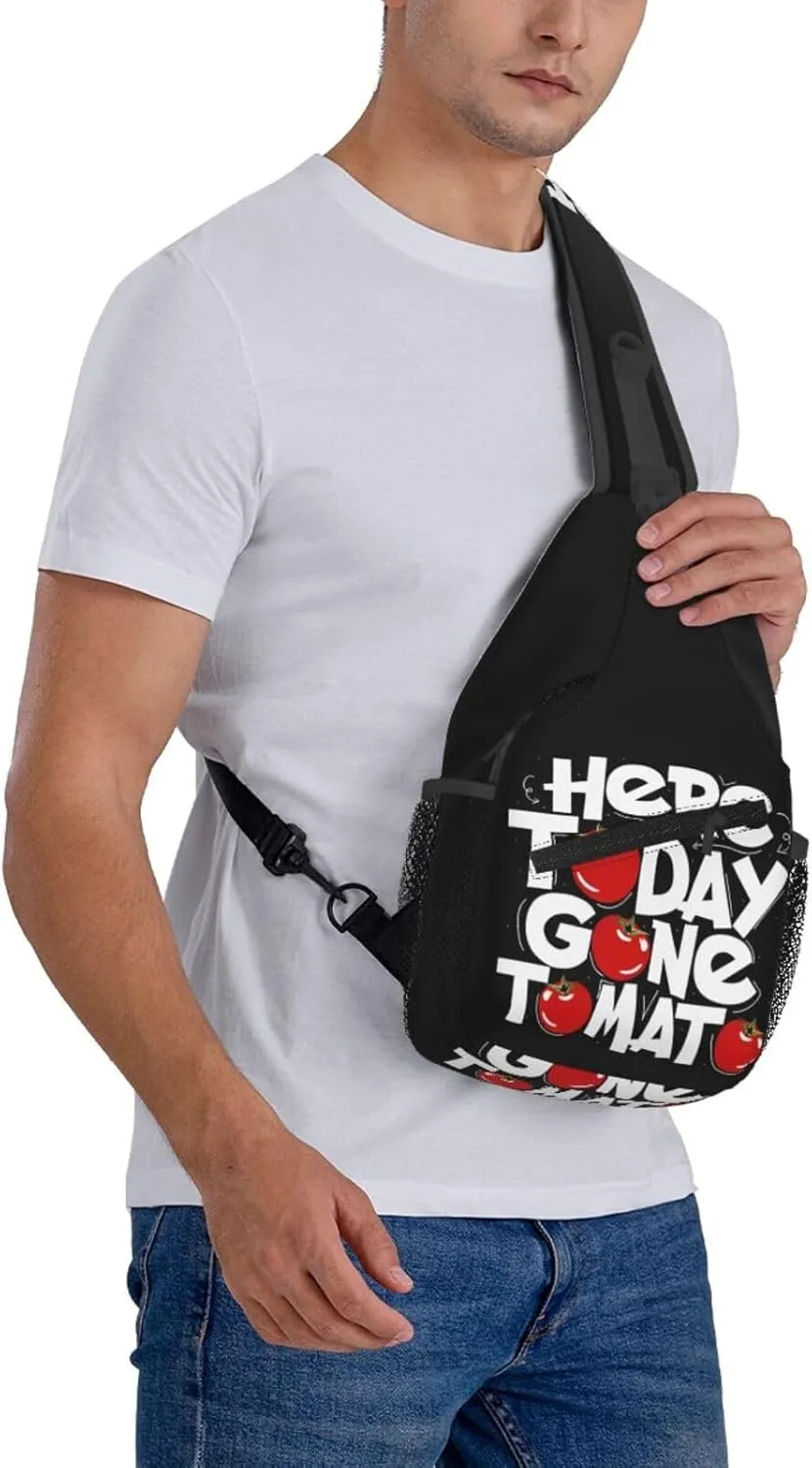 I Am A Veteran My Oath Of Enlistment Sling Bag Adjustable Crossbody Bag Casual Chest Bags Travel Shoulder Backpack
