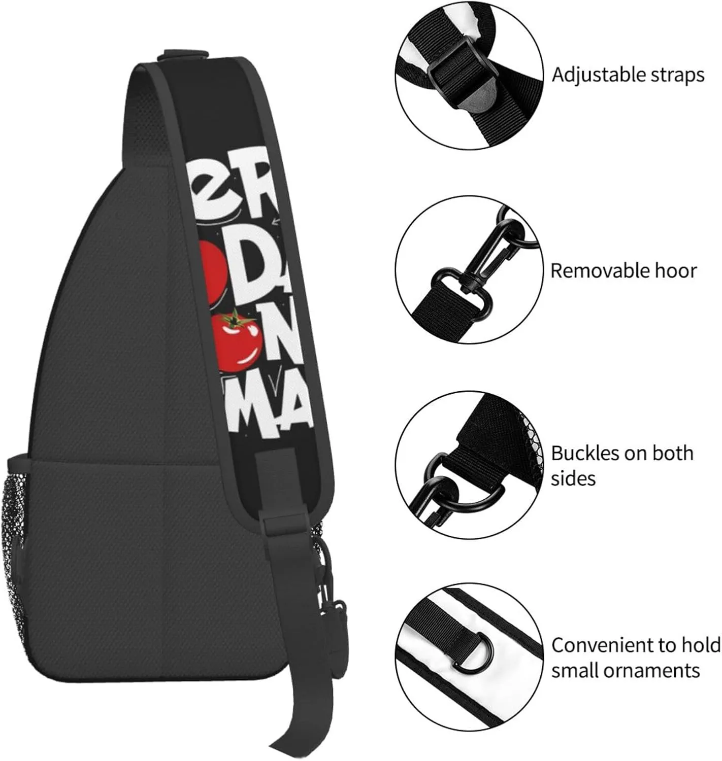 I Am A Veteran My Oath Of Enlistment Sling Bag Adjustable Crossbody Bag Casual Chest Bags Travel Shoulder Backpack