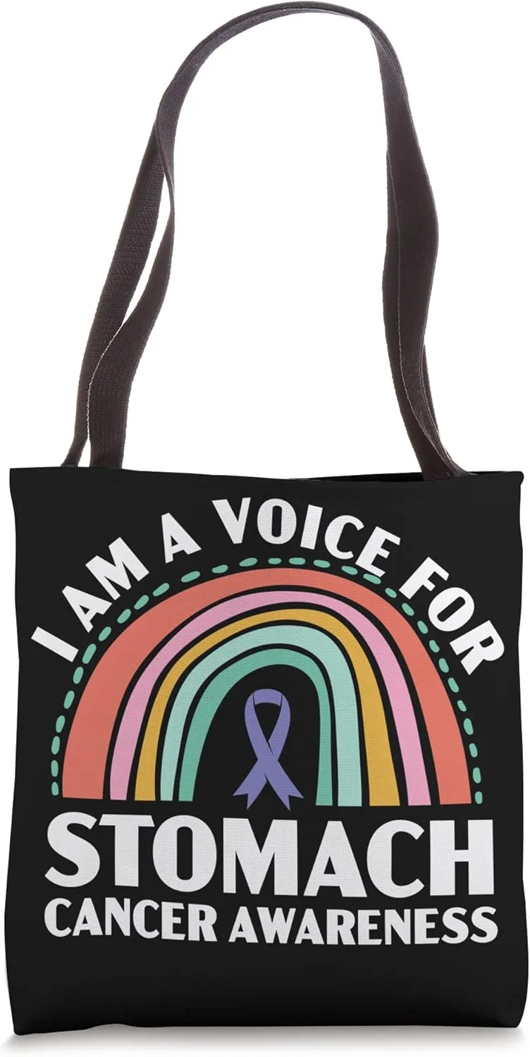 I Am A Voice For Stomach Cancer Awareness Gastric Cancer Tote Bag
