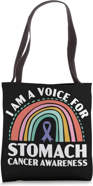 I Am A Voice For Stomach Cancer Awareness Gastric Cancer Tote Bag
