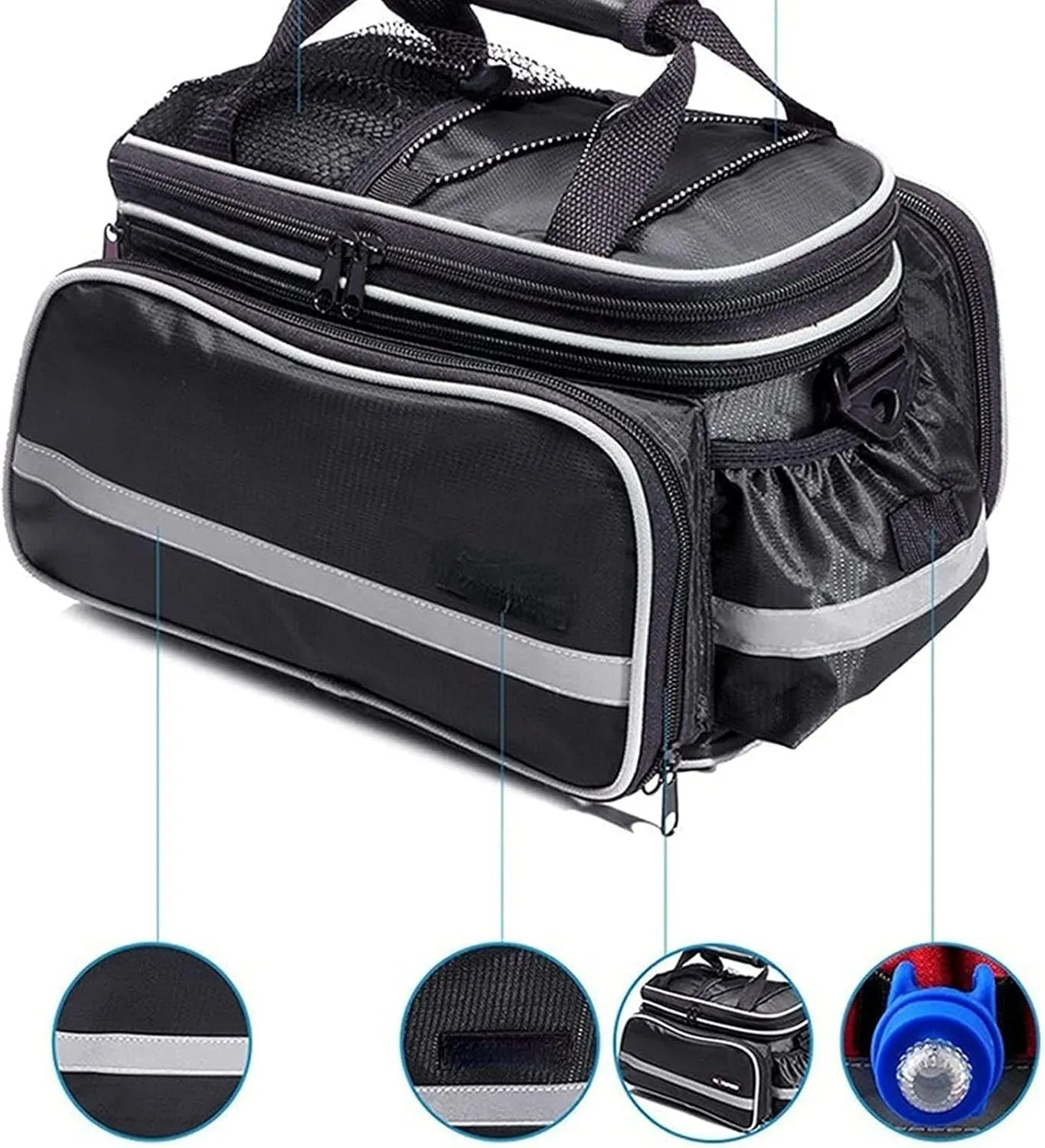 IOCCIOBB Nurse Tote Bag, Medical Bag,First Aid Kit Bag for Camping Equipment Bag Supplies Waterproof Multifunctional Travel bag(B)
