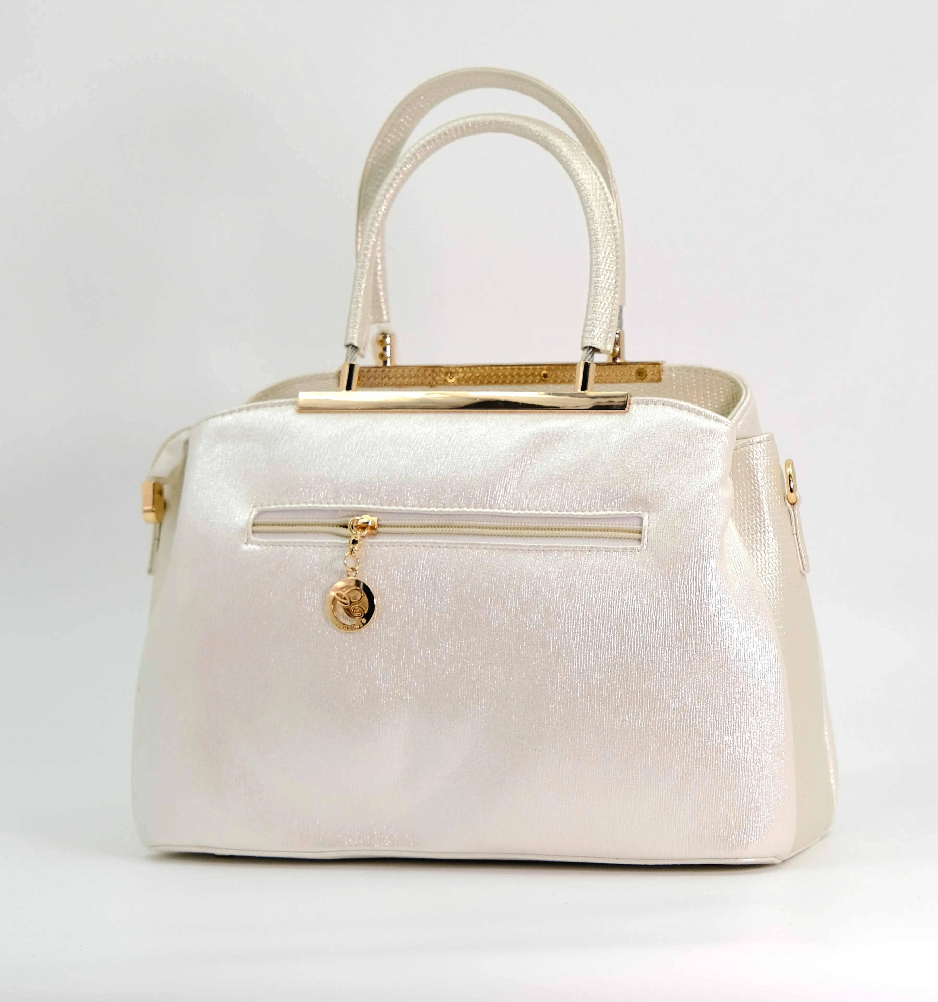 Ivory luxurious women's handbag