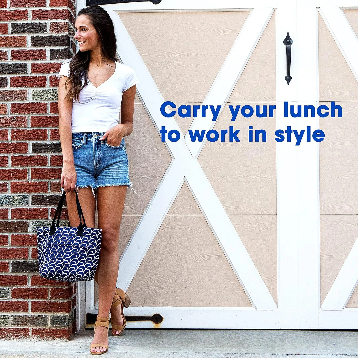 J World New York Lola Lunch Tote, Heart Factory, One Size