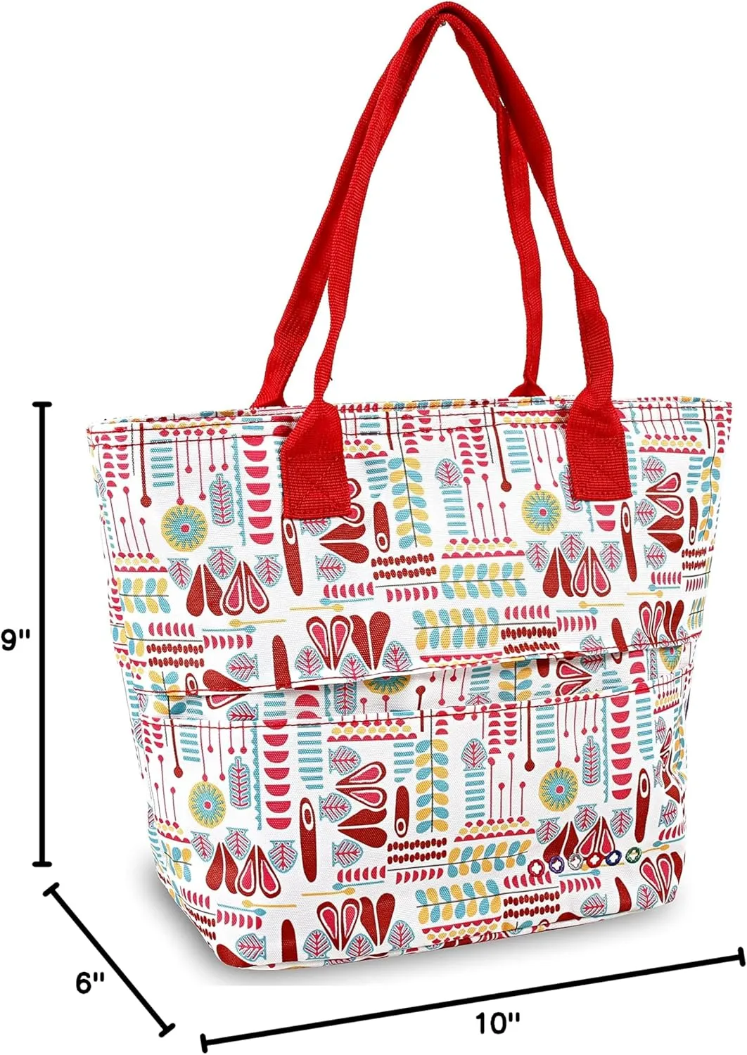 J World New York Lola Lunch Tote, Heart Factory, One Size