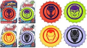 JA-RU Marvel Avengers & Spiderman Water Frisbee Soaker (4 Frisbees Assorted) Rubber Disc Water Toys for Kids & Adult. Outdoor Pool Toy & Beach Ball Games. Cool Summer Toys. Stocking Stuffers. 6814-4s