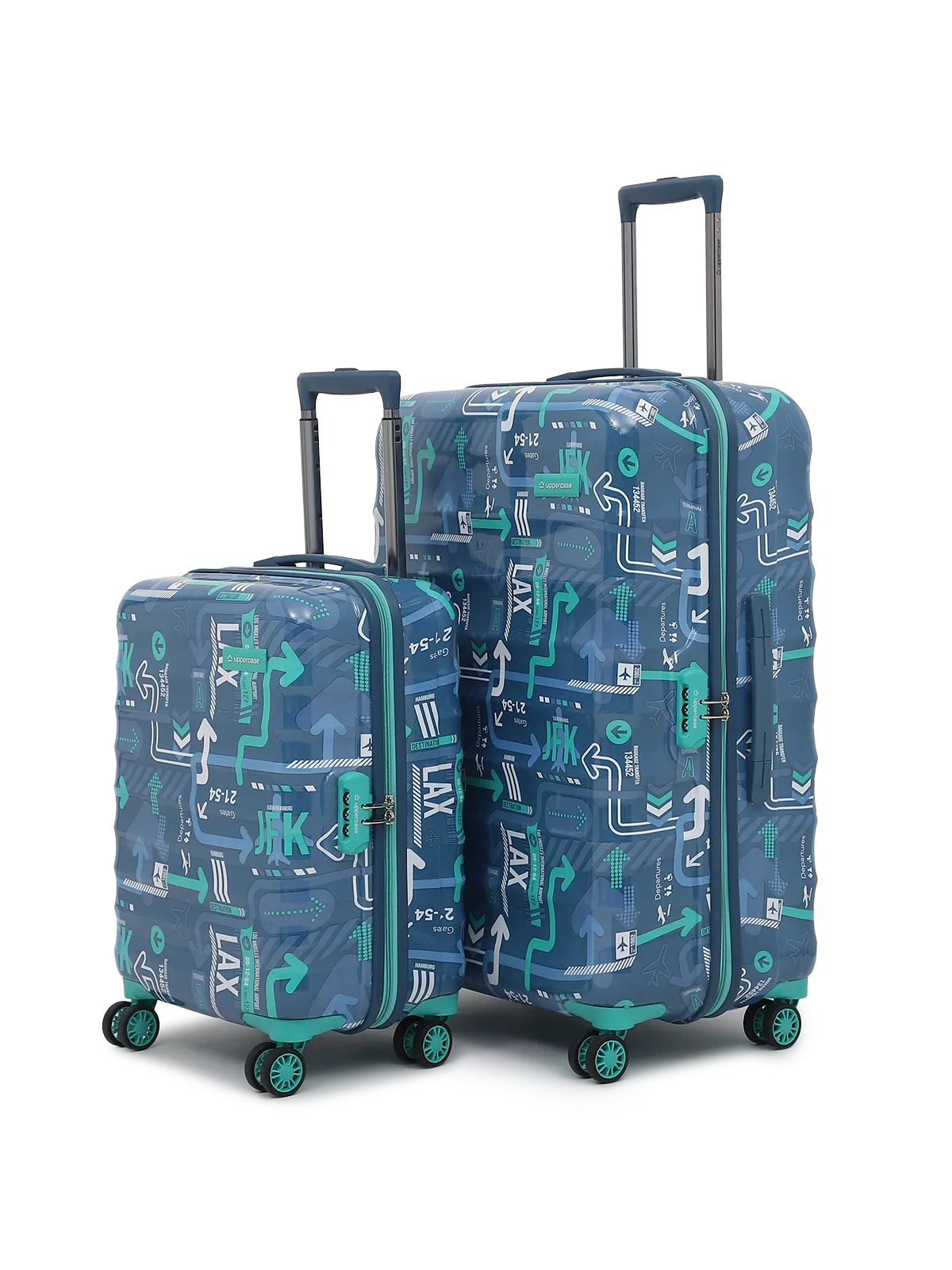 JFK Denim Blue Set of 2 (S L) Trolley