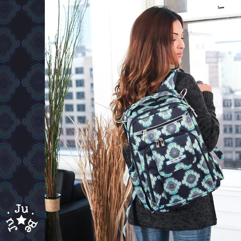 Ju-Ju-Be Classic Collection Be Right Back Backpack Diaper Bag Dandy Lines
