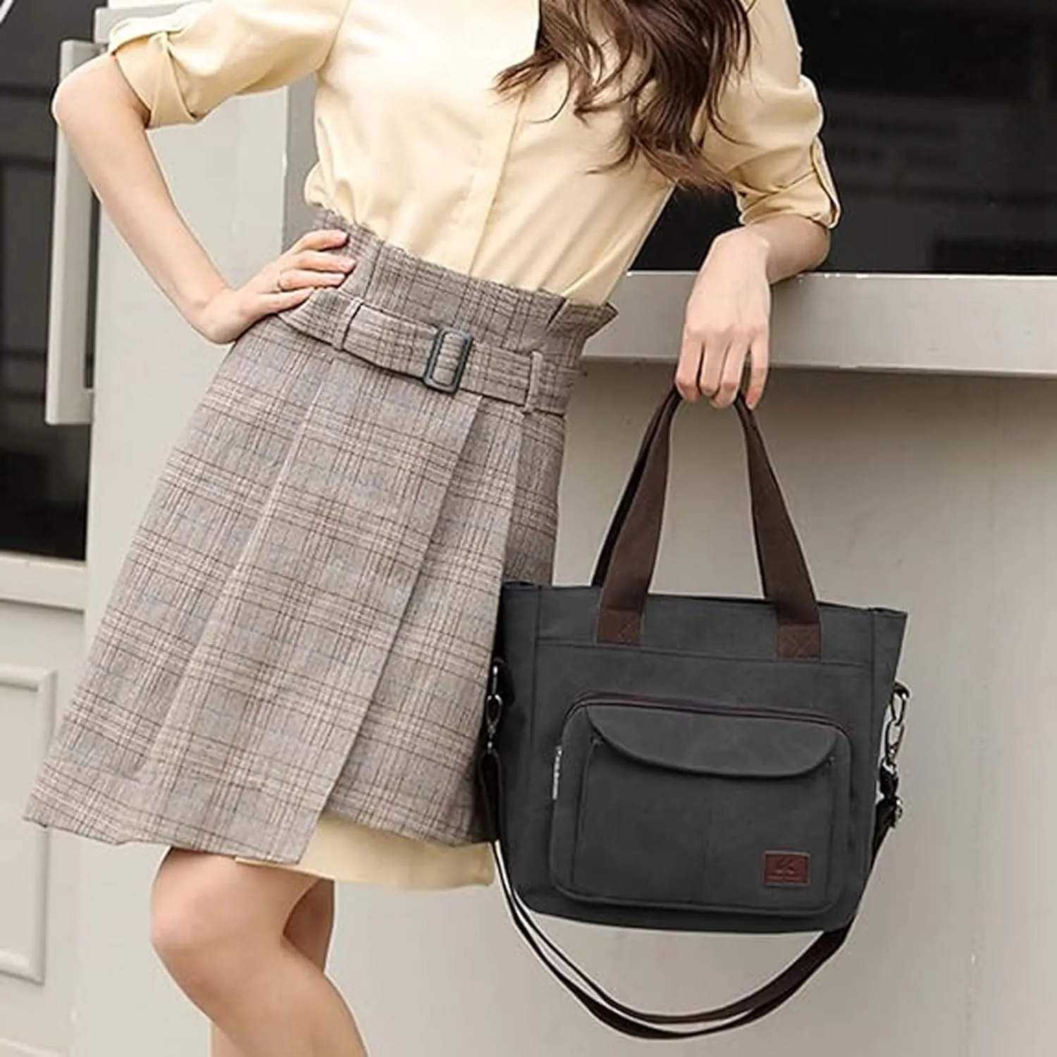 KARRESLY Women's Casual Hobo Shoulder Bag Large Capacity Nylon Daily Messenger Bag Work Shopper Handbag Purse