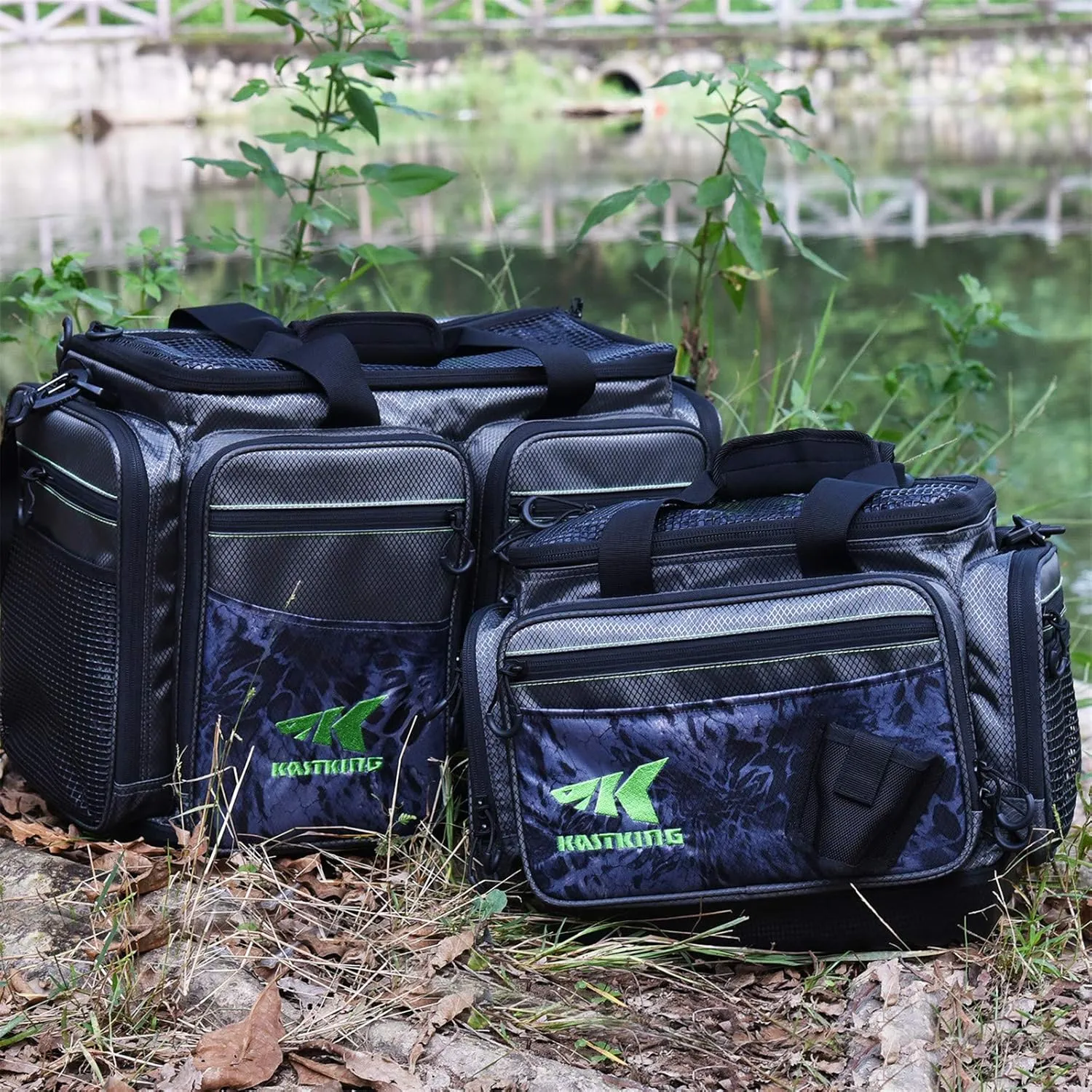 KastKing Fishing Gear & Tackle Bags - Saltwater Resistant Fishing Bags - Fishing Tackle Storage Bags