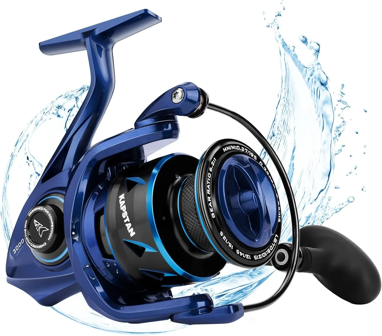 KastKing Kapstan Elite Saltwater Spinning Fishing Reel, Up to 55LBs Max Drag Big Game Fishing Reel, IPX6 Waterproof & Corrosion-Resistant Bearing System - Ideal Fishing Gifts for Saltwater Fishing
