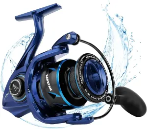 KastKing Kapstan Elite Saltwater Spinning Fishing Reel, Up to 55LBs Max Drag Big Game Fishing Reel, IPX6 Waterproof & Corrosion-Resistant Bearing System - Ideal Fishing Gifts for Saltwater Fishing