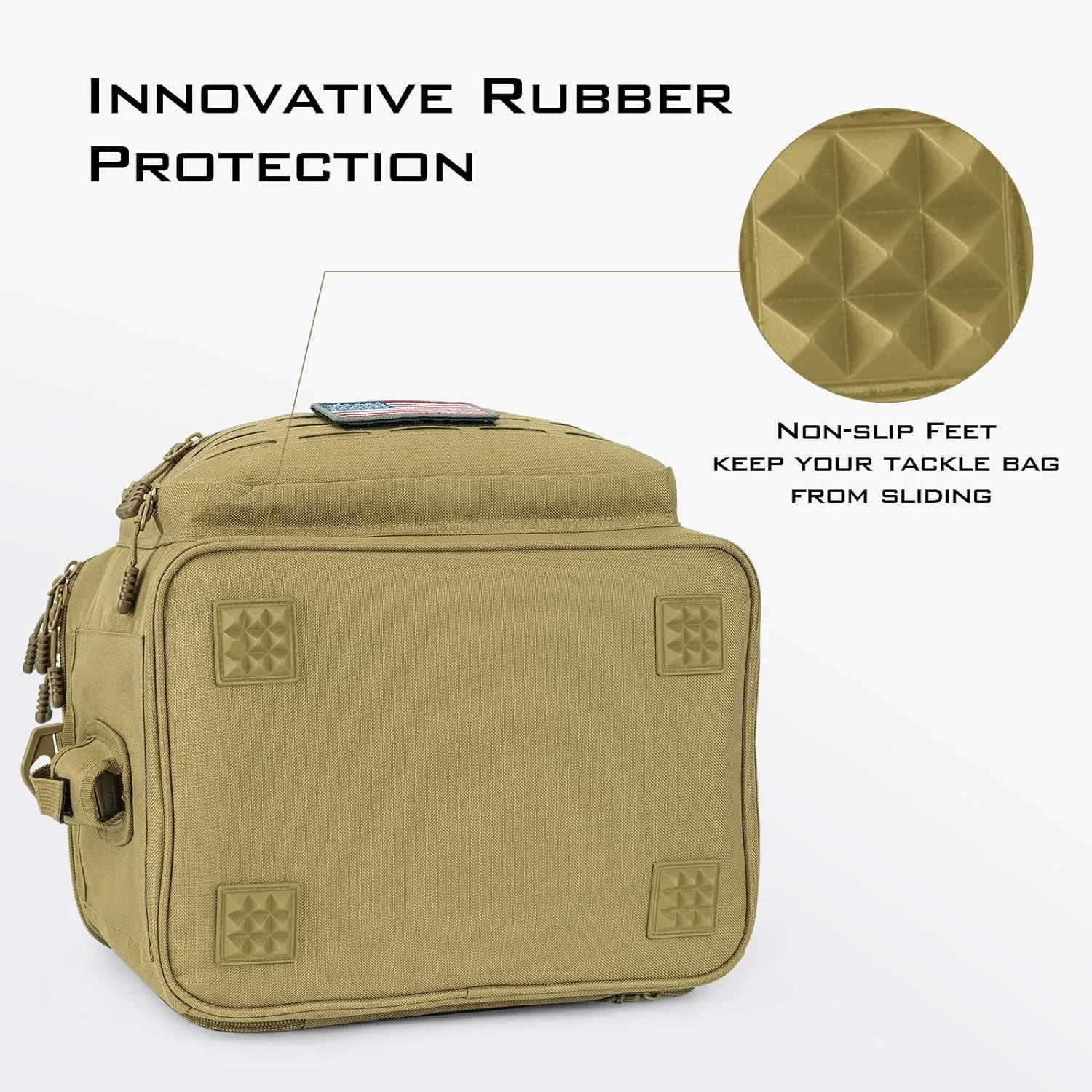 KastKing Karryall Fishing Tackle Bags with 4 * 3600 Tackle Trays - Saltwater & Freshwater Fishing Gear Storage