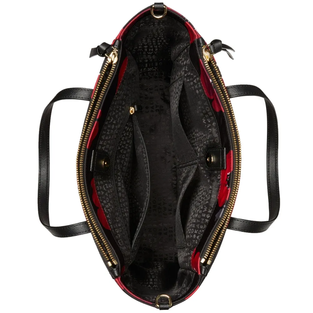 Kate Spade Wilson Road Poppy Alyse Bag in Black Multi