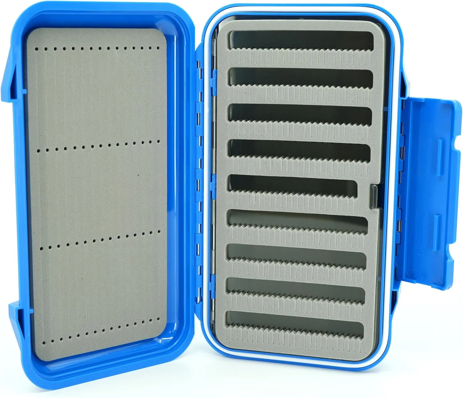 Kingfisher Waterproof Dry Fly Fishing Box with Leaf