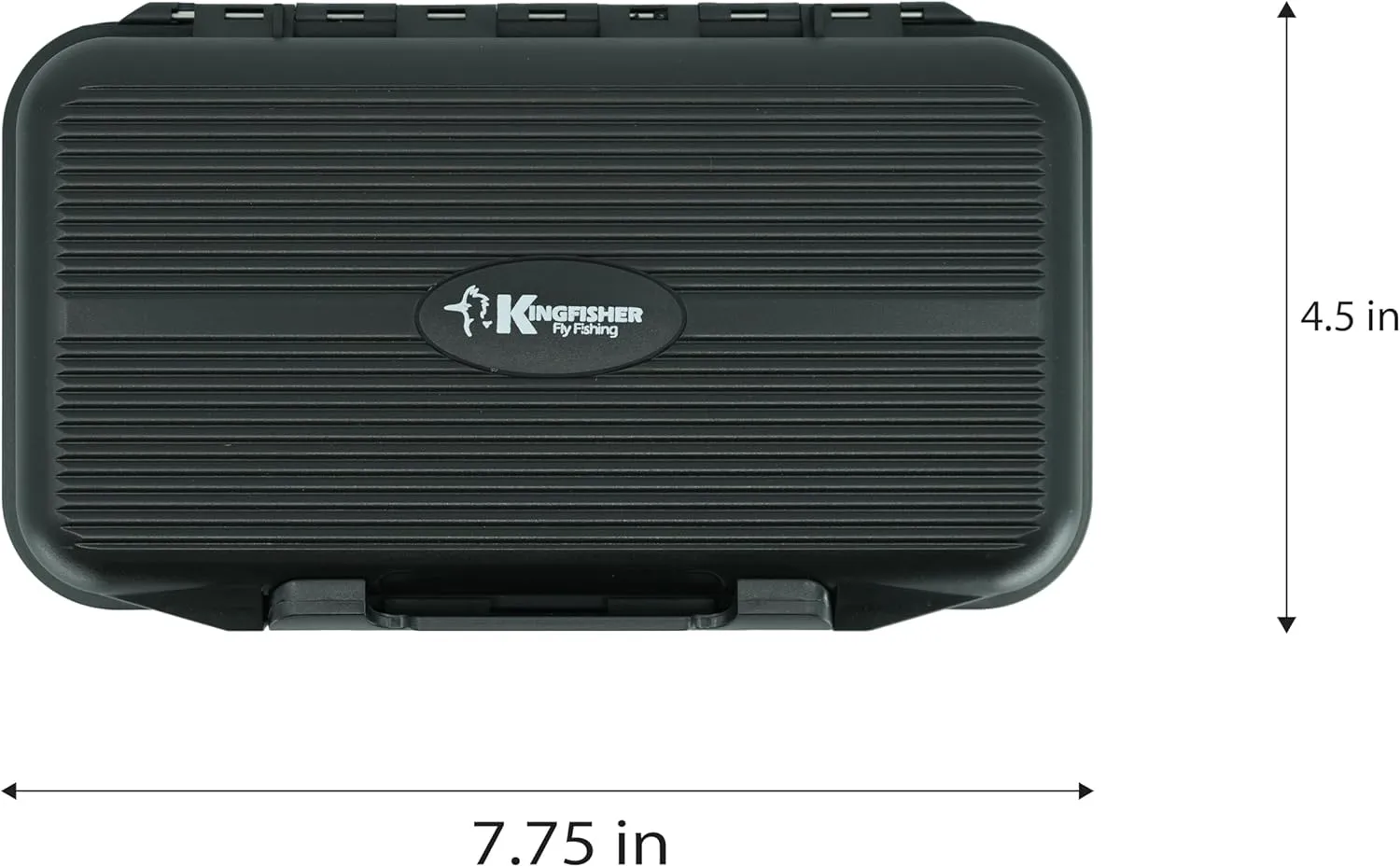 Kingfisher Waterproof Dry Fly Fishing Box with Leaf
