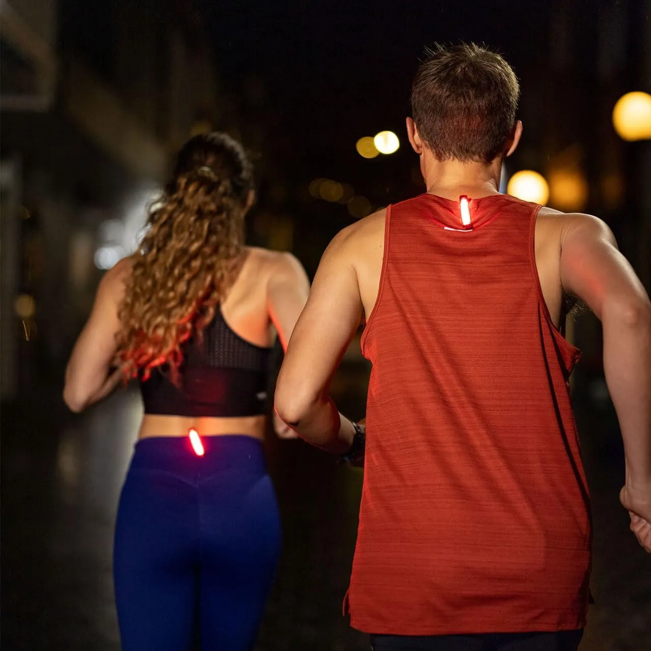 Knog Plus Free Light - USB Rechargeable Handsfree Lights for Night Running, Cycling, Road Safety