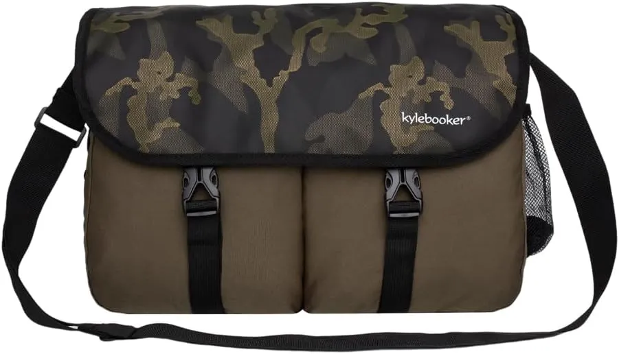Kylebooker Trout Fishing Bag Fly Fishing Crossbody Shoulder Tackle Bag