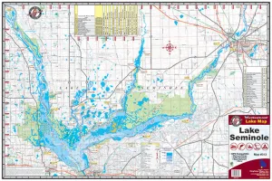 Lake Seminole Fishing Map #313