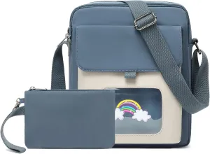 Lanola Lightweight Small Messenger Shoulder Bag,Crossbody Bag Purse for Girls Gift for Preteen/Teen Little Kids