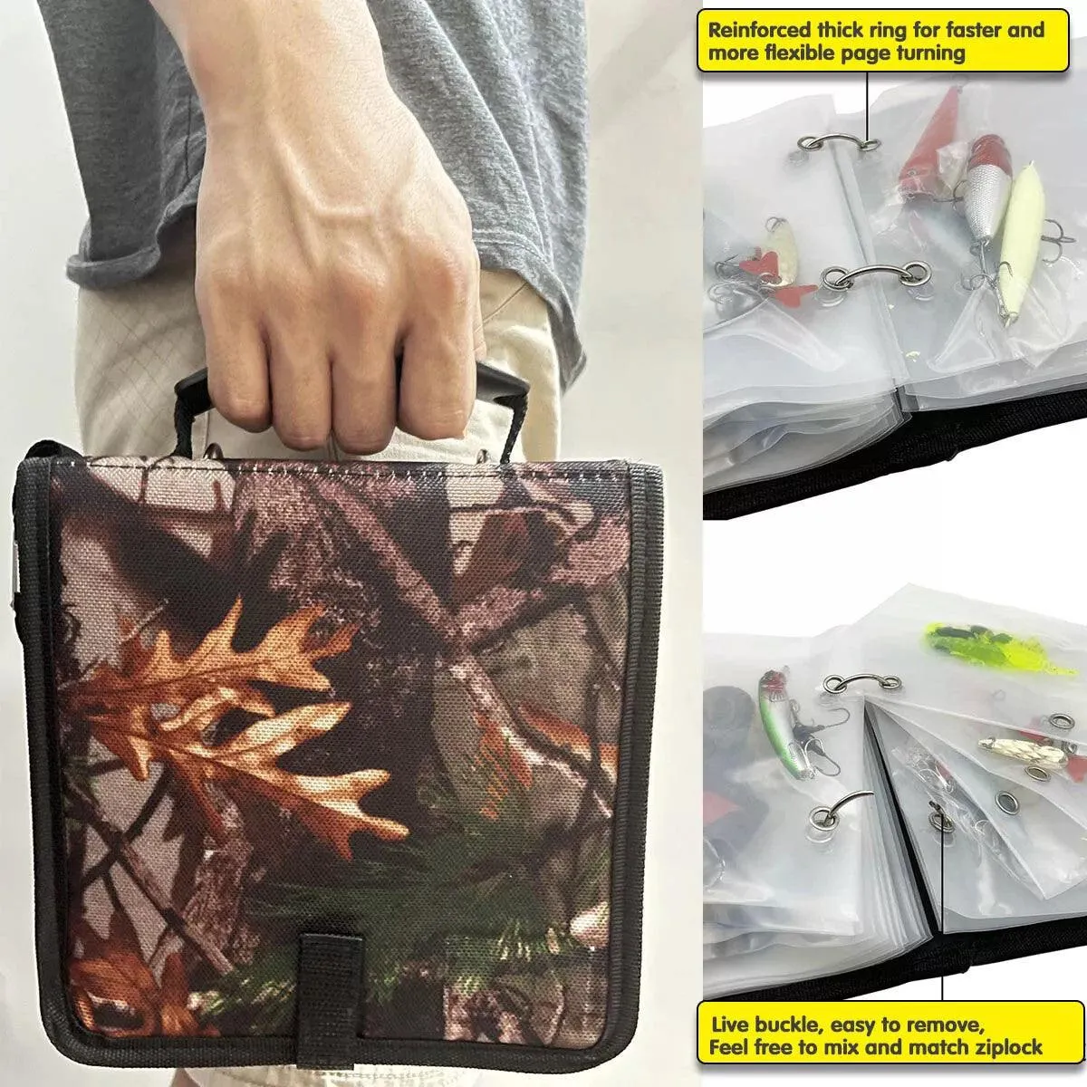 Large Capacity Fishing Tackle Storage Bag Waterproof Outdoor Gear Organizer Case