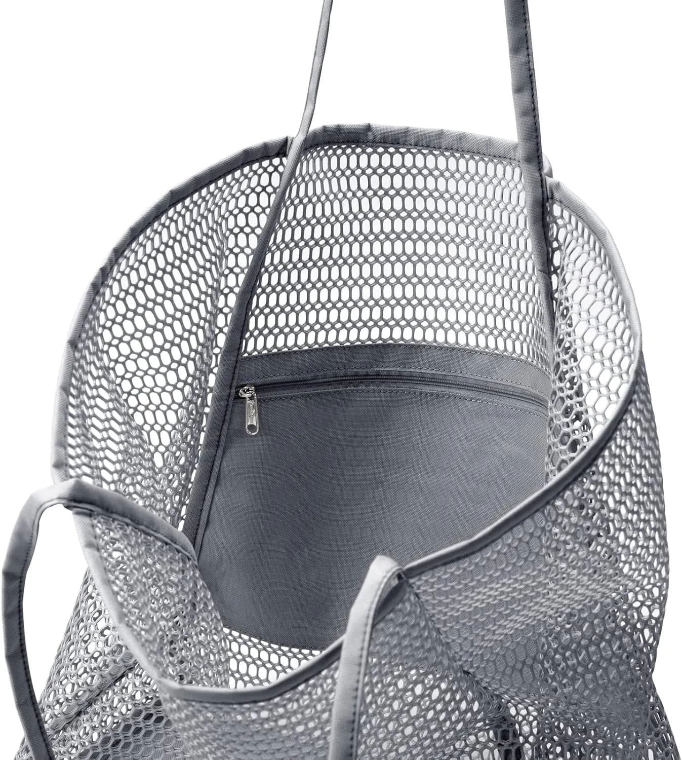 Large Capacity Mesh Beach Tote Bag,Women Casual Shoulder Handbag