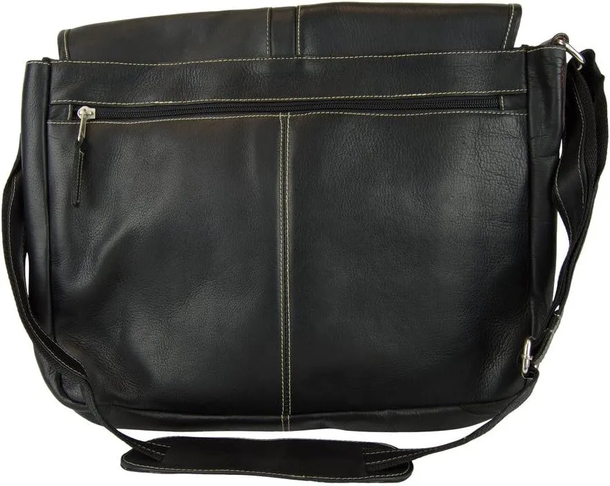 Latico Leathers Arcadia Laptop Messenger Travel Bag - Made From 100% Genuine Authentic Leather Handcrafted by Artisans