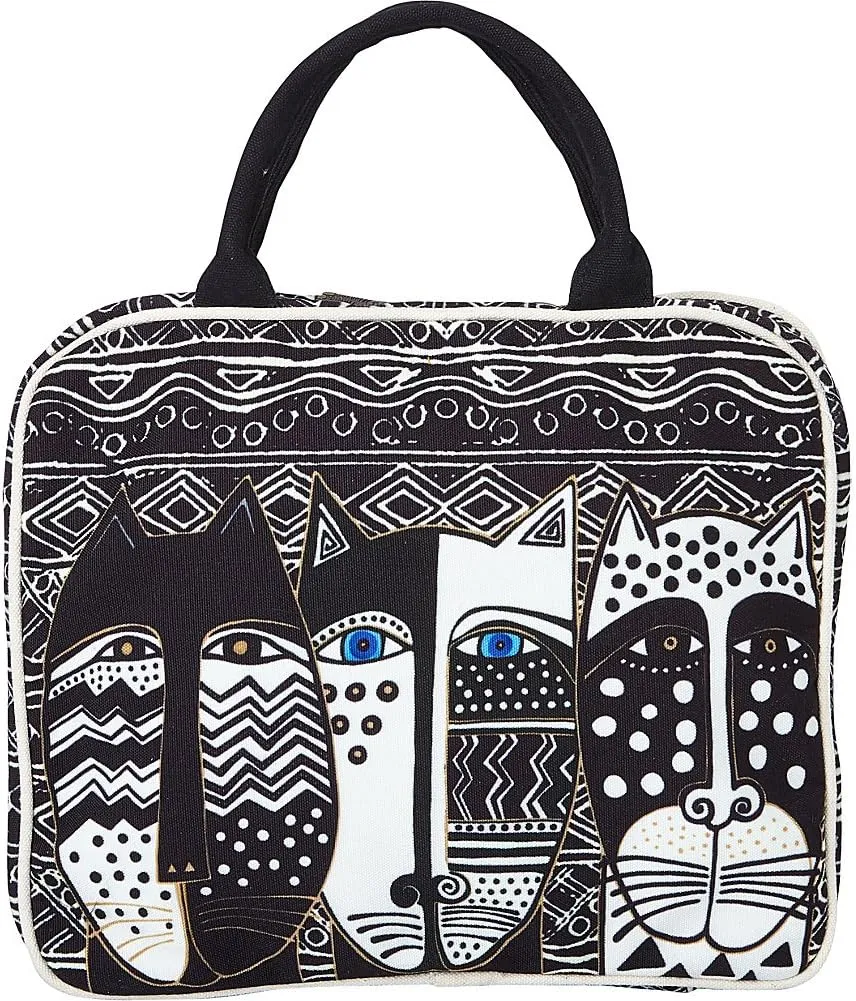 Laurel Burch Feline Friends Cosmetic Travel Tote