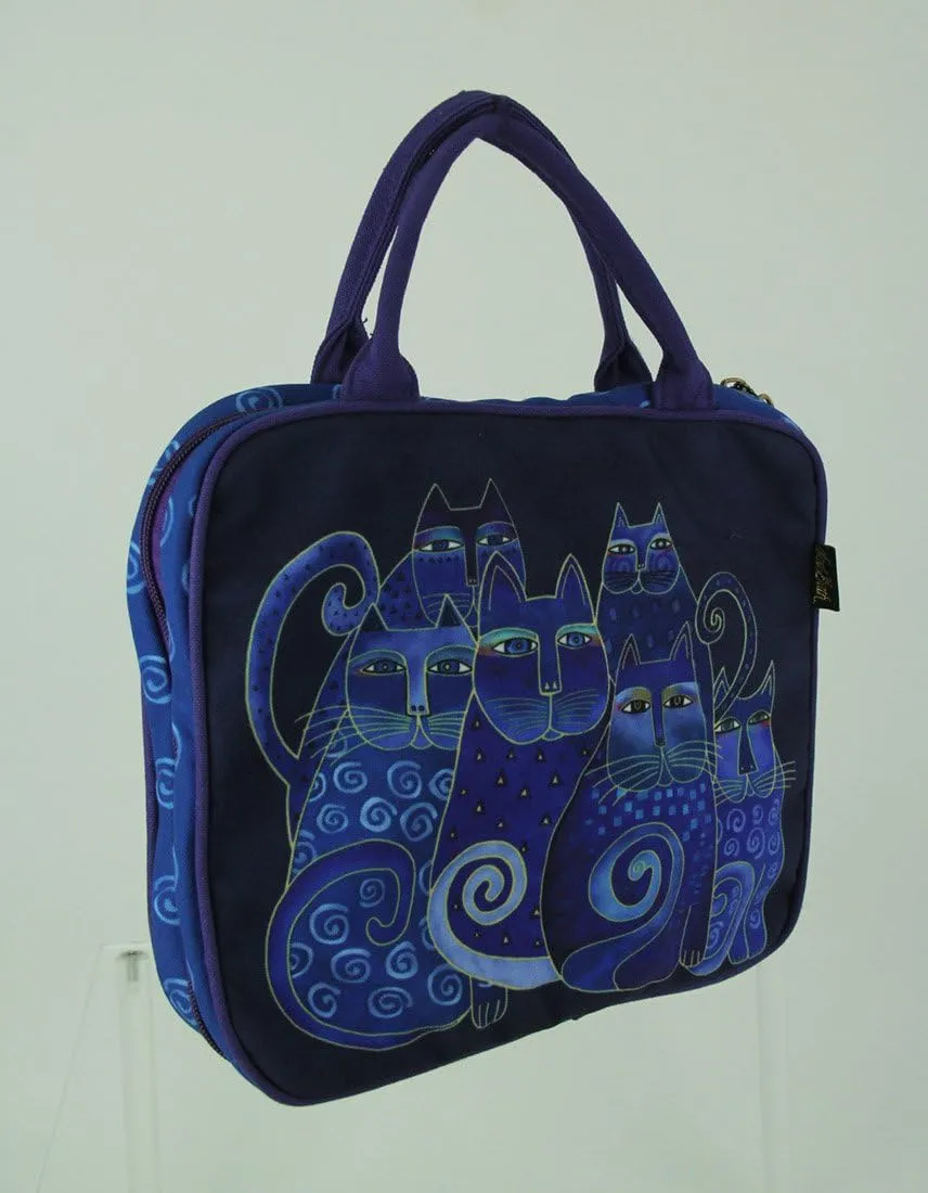 Laurel Burch Feline Friends Cosmetic Travel Tote