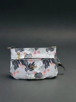 Leaf designed multi-coloured handbag for women / girls