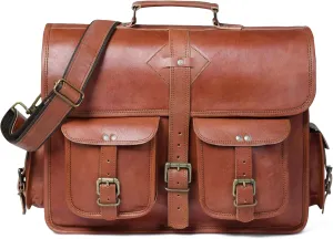 Leather Laptop Bag for Men, leather messenger bag for men, vintage handmade leather satchel bag men, laptop briefcase bag, full grain business briefcase, shoulder bag for office, Crossbody bag