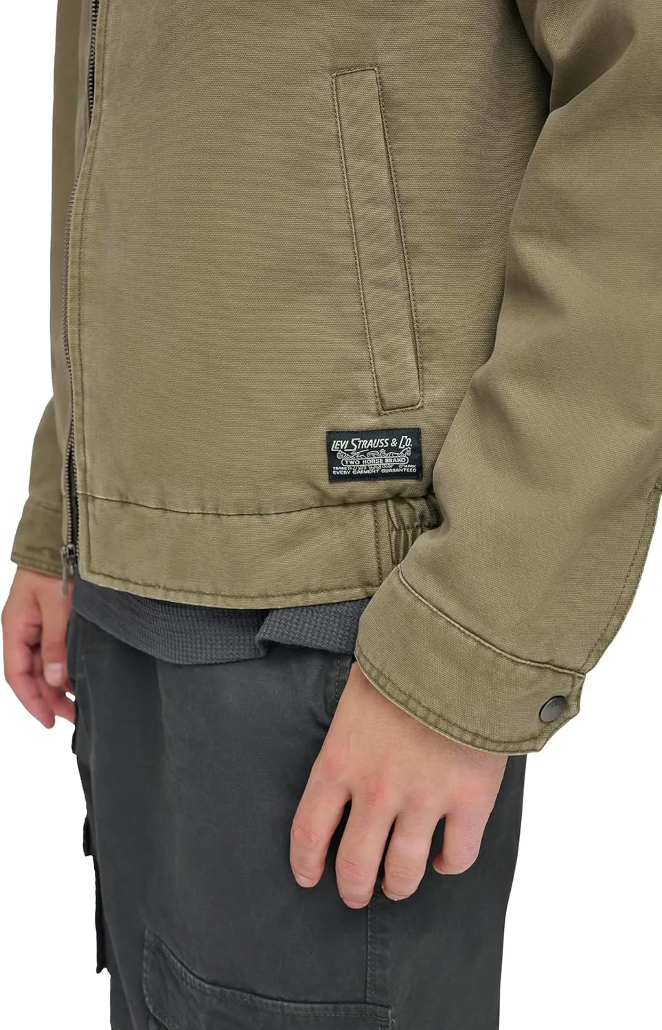 Levi's Men's Cotton Canvas Harrington Jacket