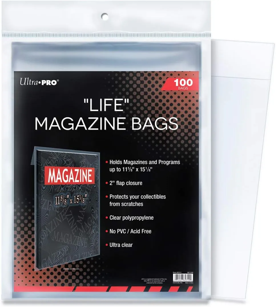 Life Magazine 11-1/8" X 15-1/8" Bags