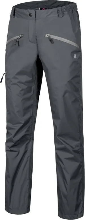 Little Donkey Andy Women's Lightweight Waterproof Rain Pants Breathable Hiking Pants for Outdoor Fishing