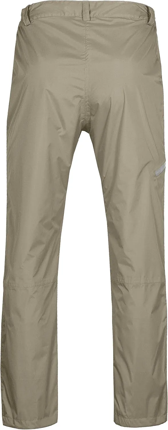 Little Donkey Andy Women's Lightweight Waterproof Rain Pants Breathable Hiking Pants for Outdoor Fishing