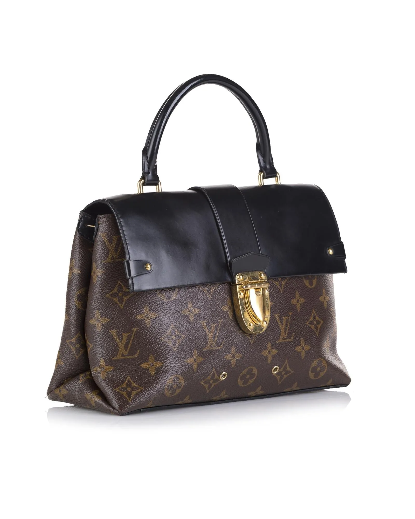 Lockme II Handbag Monogram Canvas and Leather