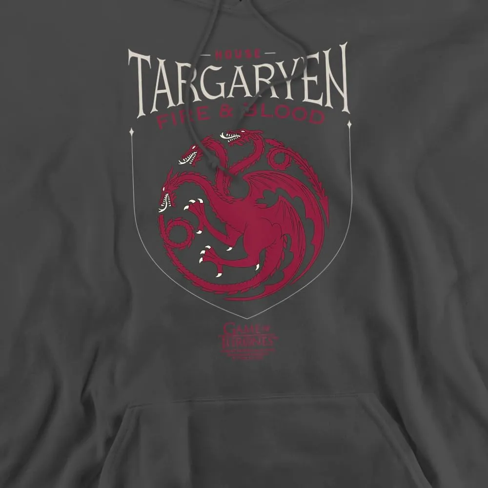 LOGOVISION Game of Thrones House Targaryen Sigil Unisex Adult Pull-Over Hoodie