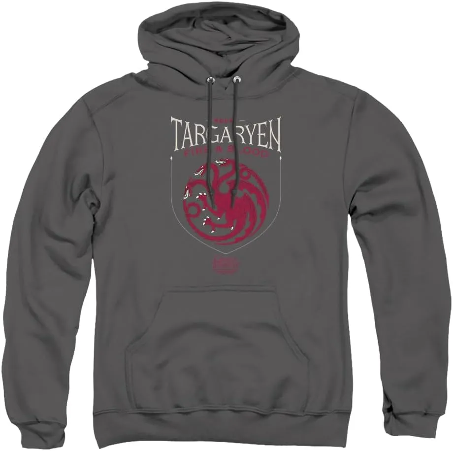 LOGOVISION Game of Thrones House Targaryen Sigil Unisex Adult Pull-Over Hoodie