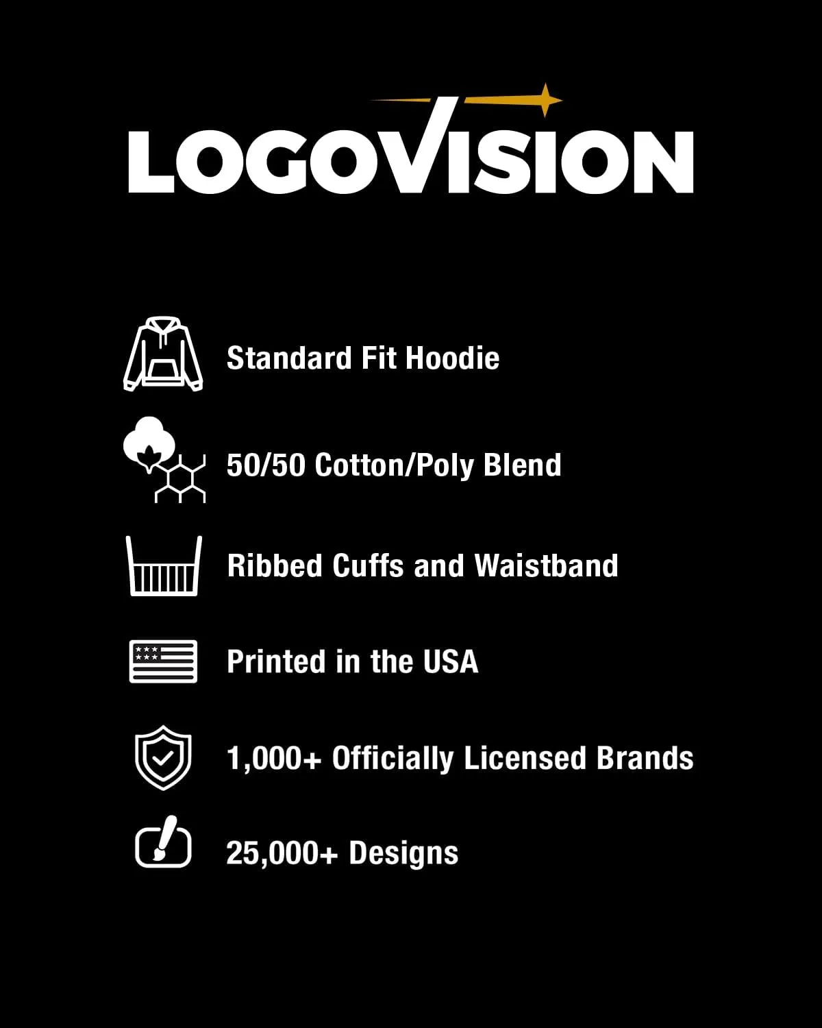 LOGOVISION University of Northwestern Ohio Official Racers Unisex Adult Pull-Over Hoodie