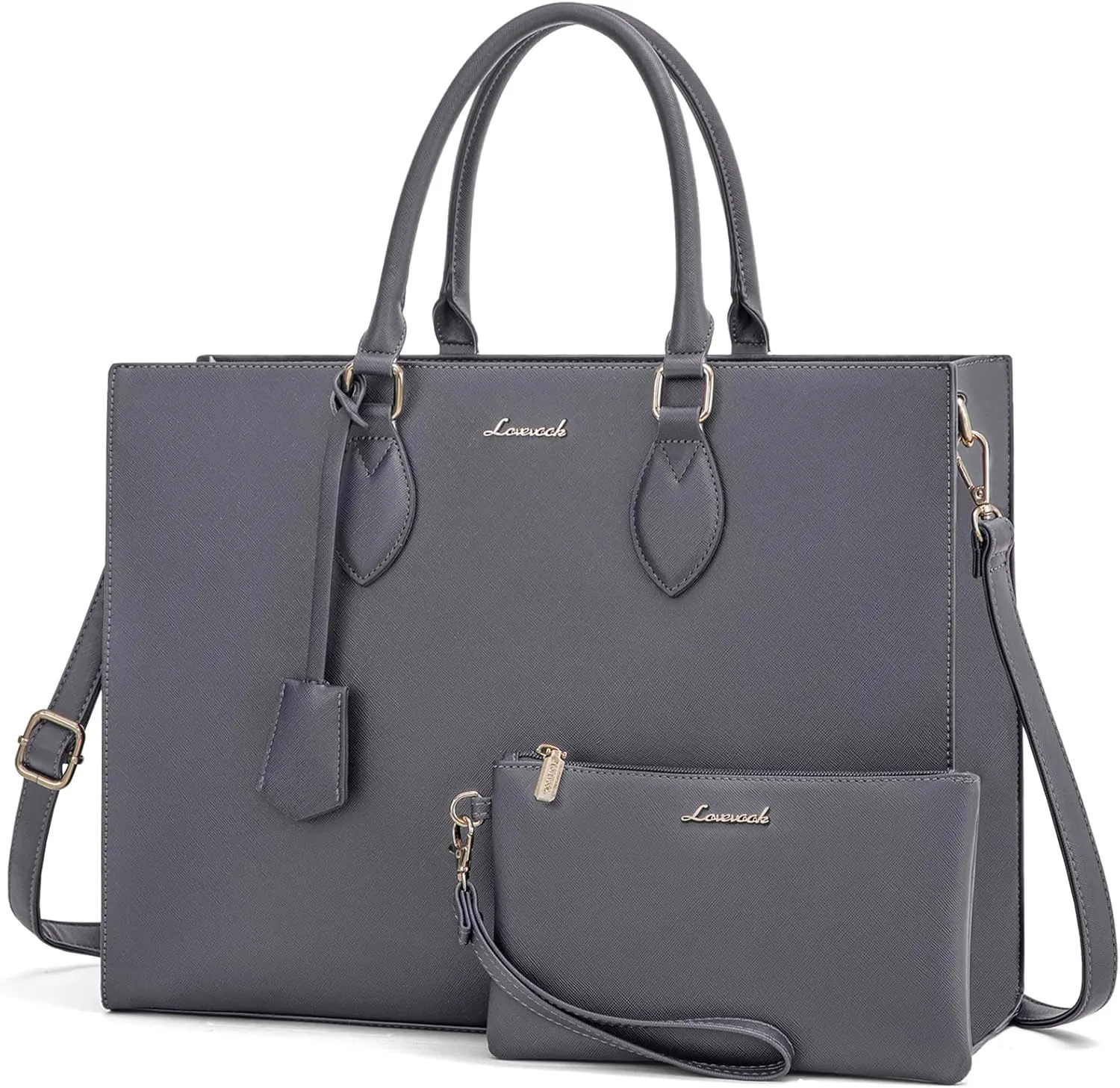 LOVEVOOK Women's 15.6 Inch Laptop Tote Briefcase Business Office Bag