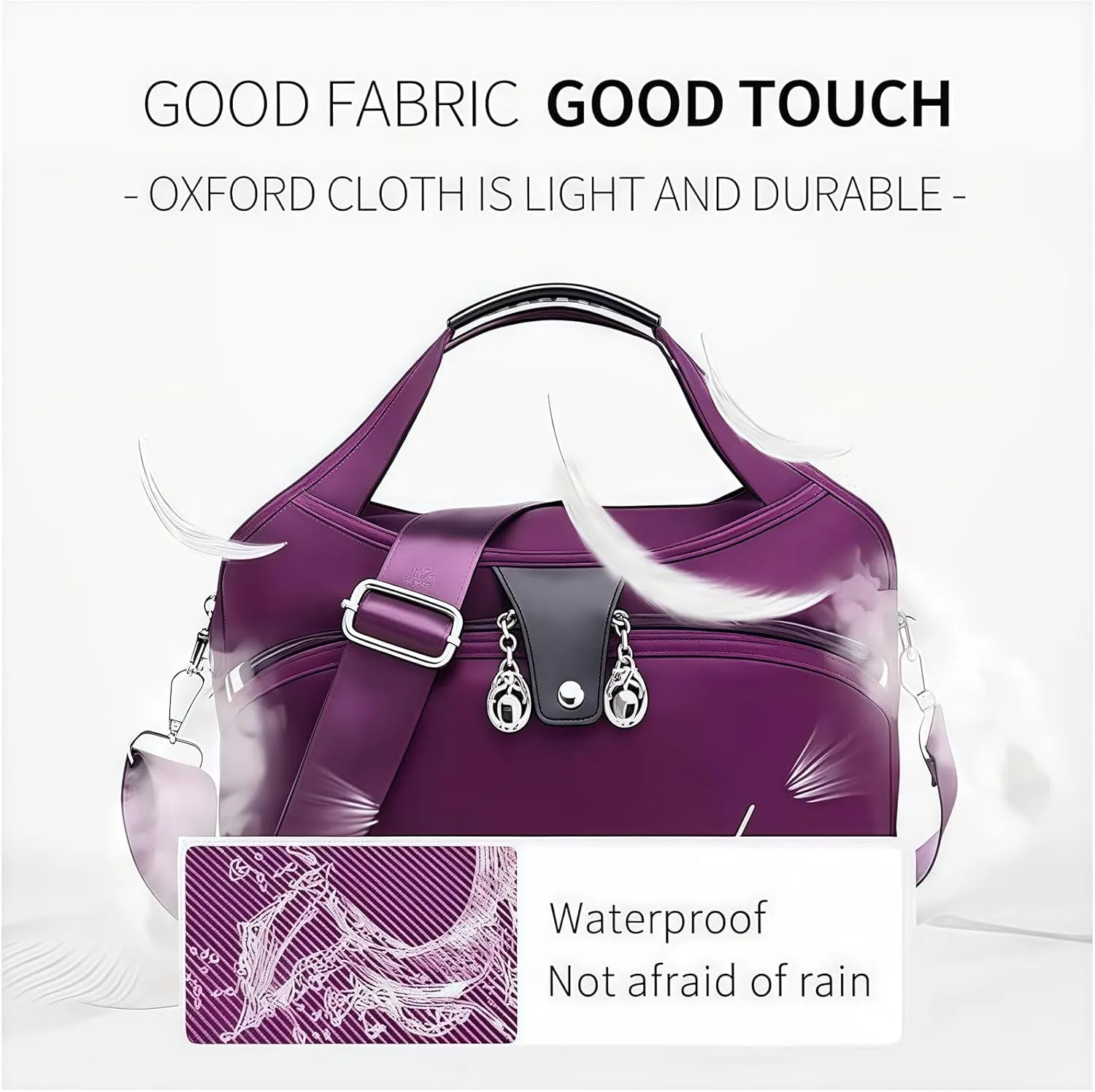 Luckyabow Waterproof Crossbody Bag, Multipurpose Waterproof Crossbody Bag for Men Women, Travel & Hiking Daypack