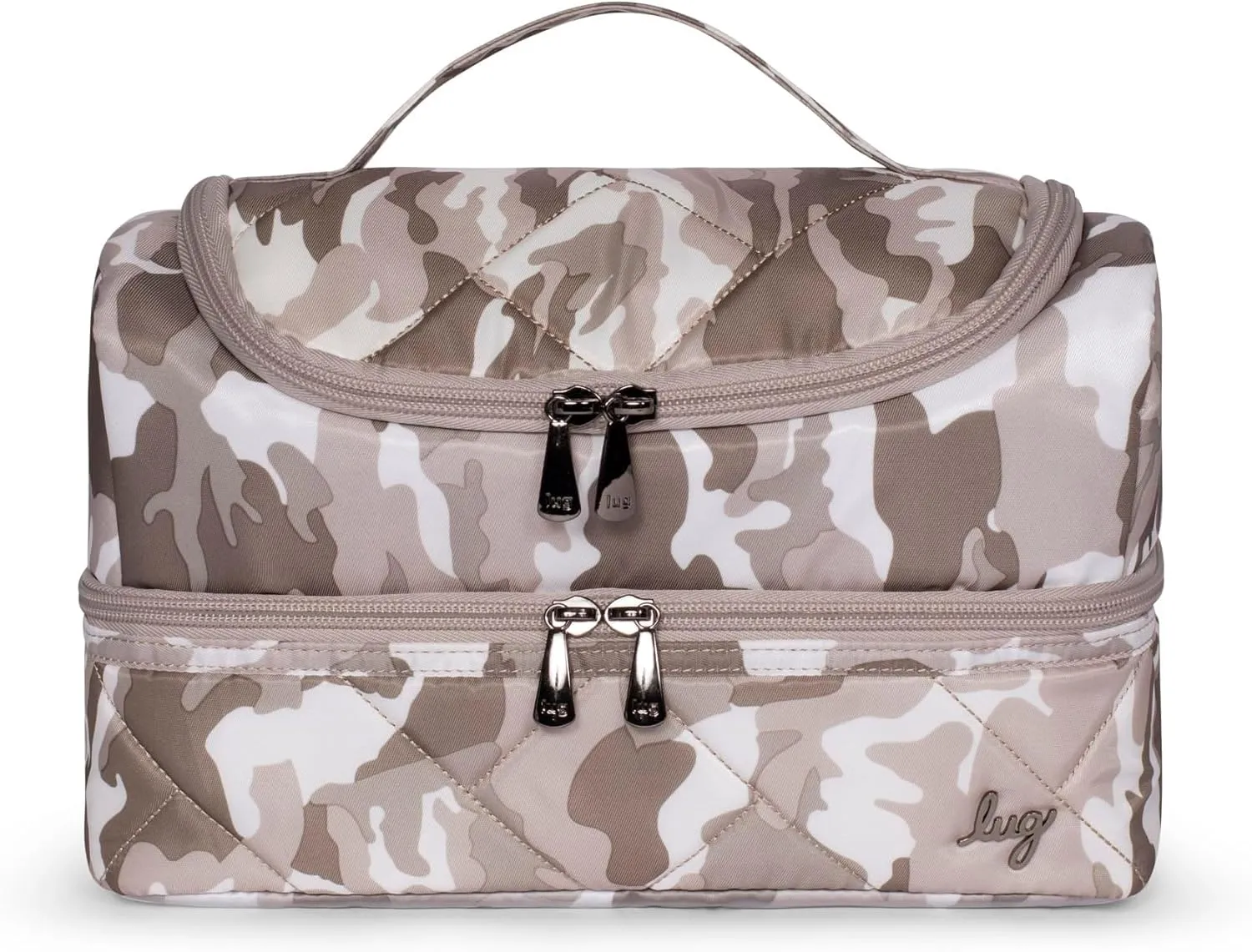 Lug Stowaway Cosmetic Case, CAMO TAUPE