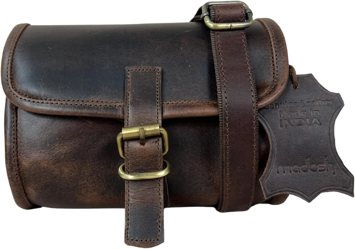 Madosh Genuine Leather Women’s Shoulder Brown Crossbody Flap Over Small Sling Side Purse