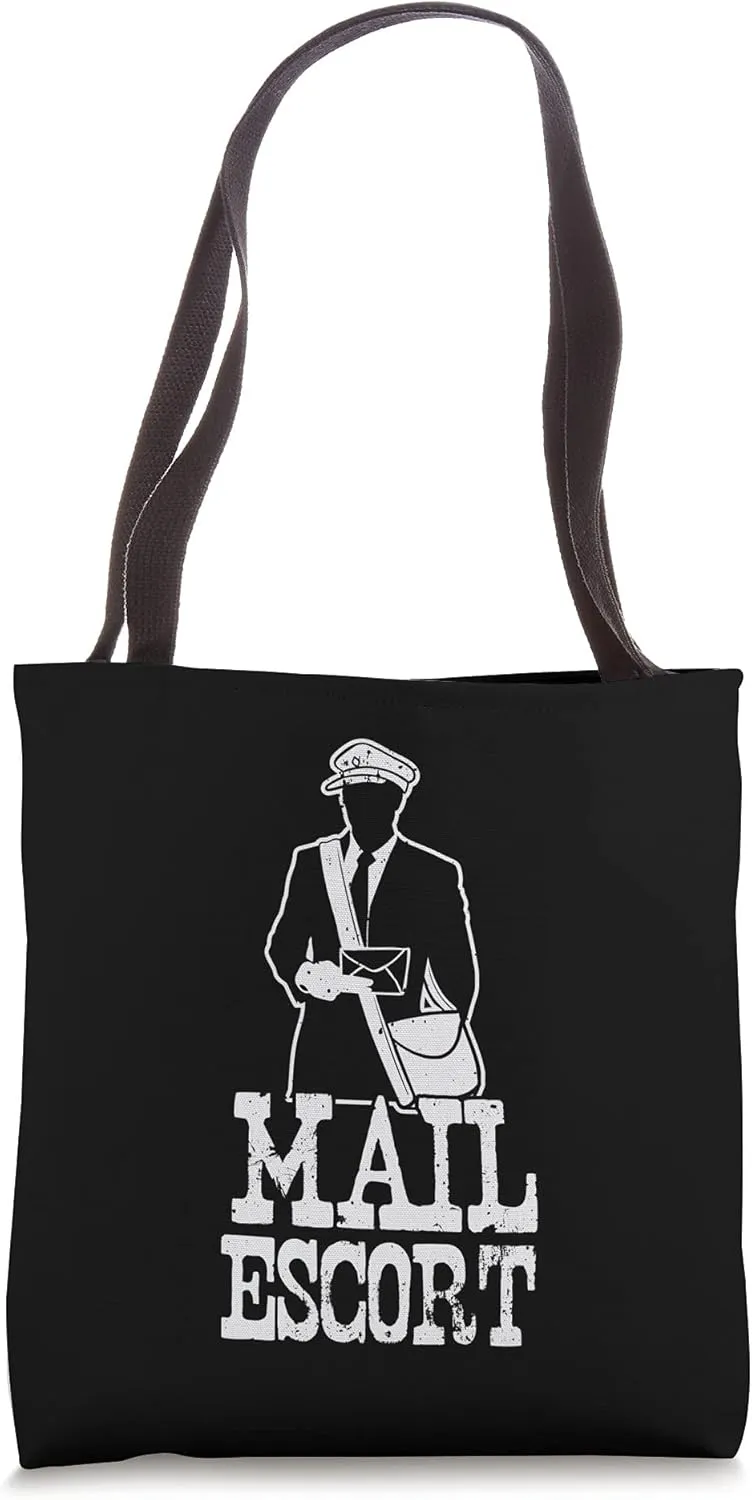 Mail Escort Postal Worker Scan Barcodes Delivery Tote Bag
