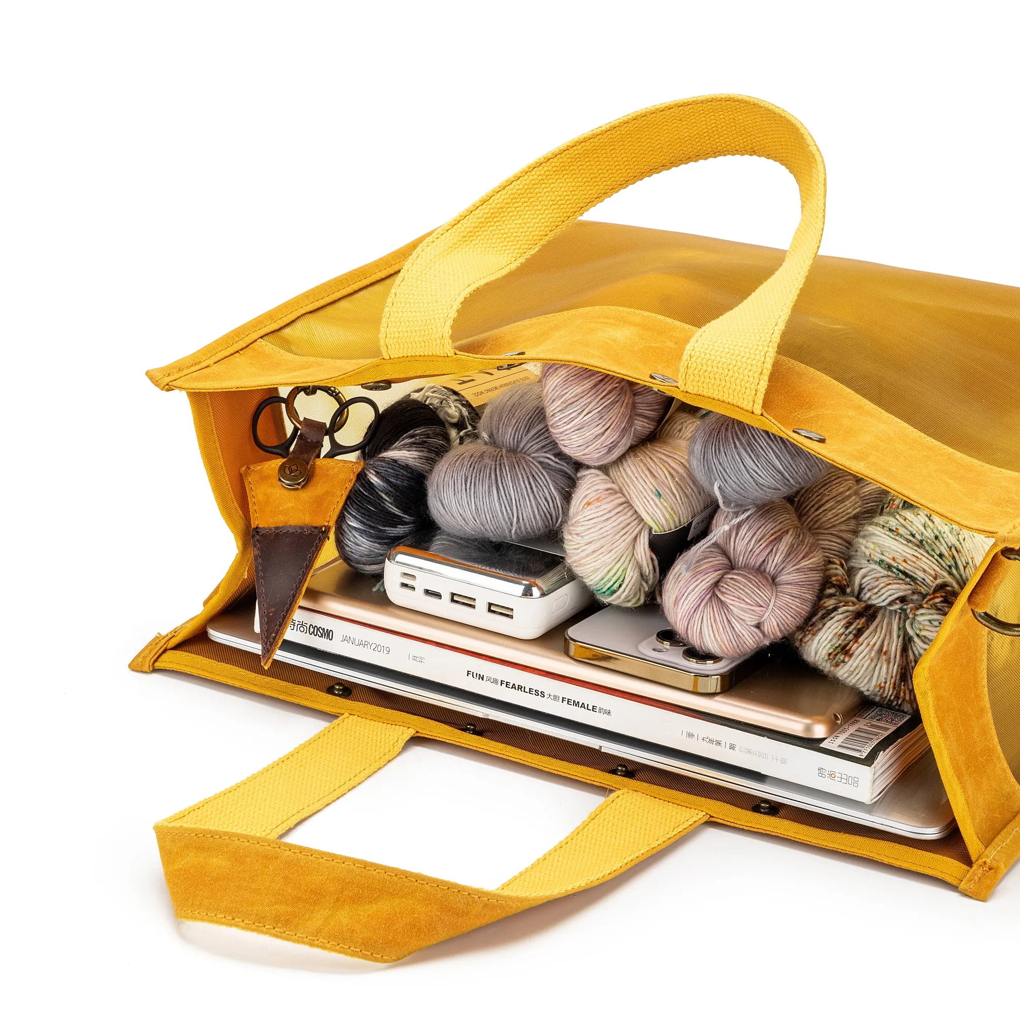 Maker's Mesh Tote | Olive