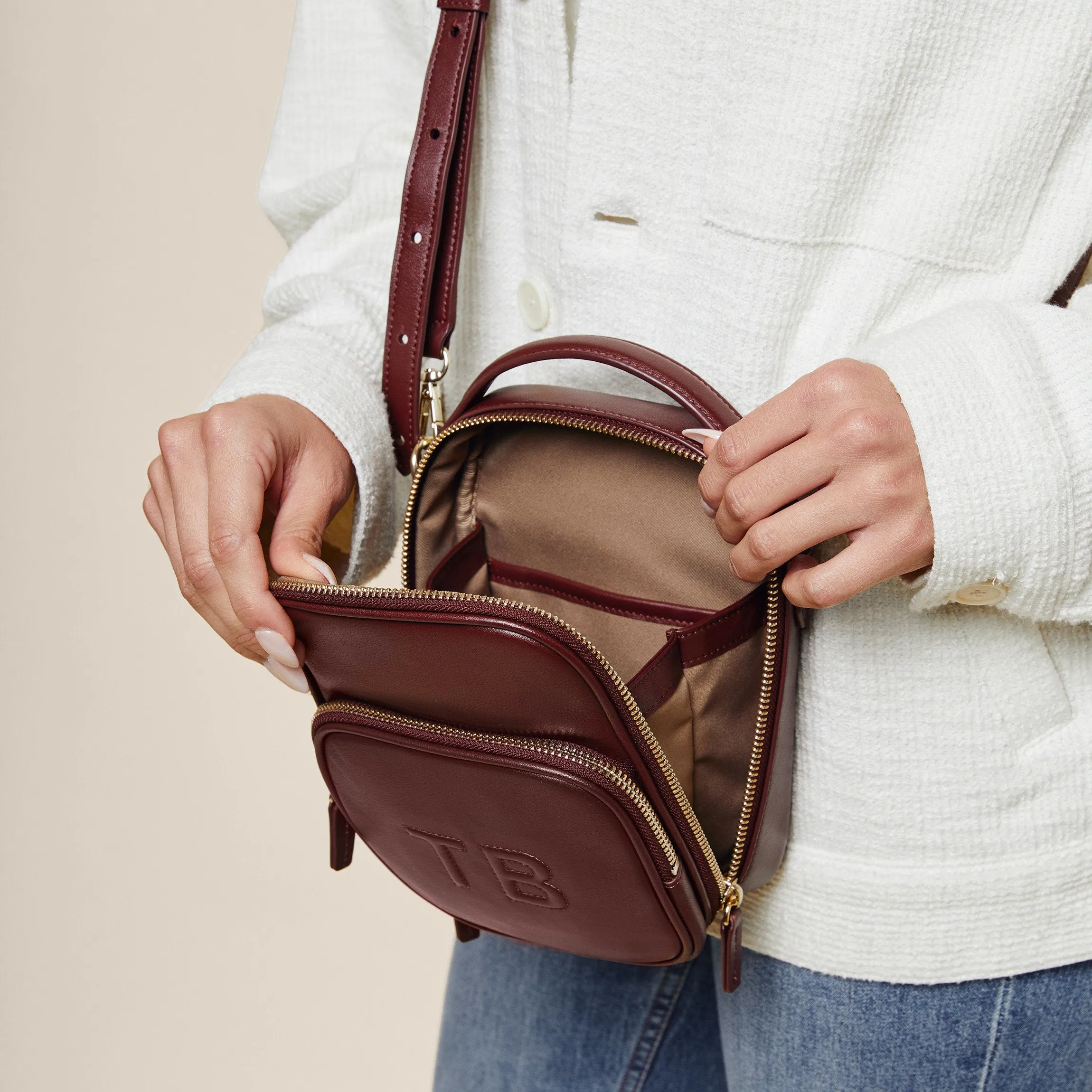 Meadow Small Sling Bag Bordeaux