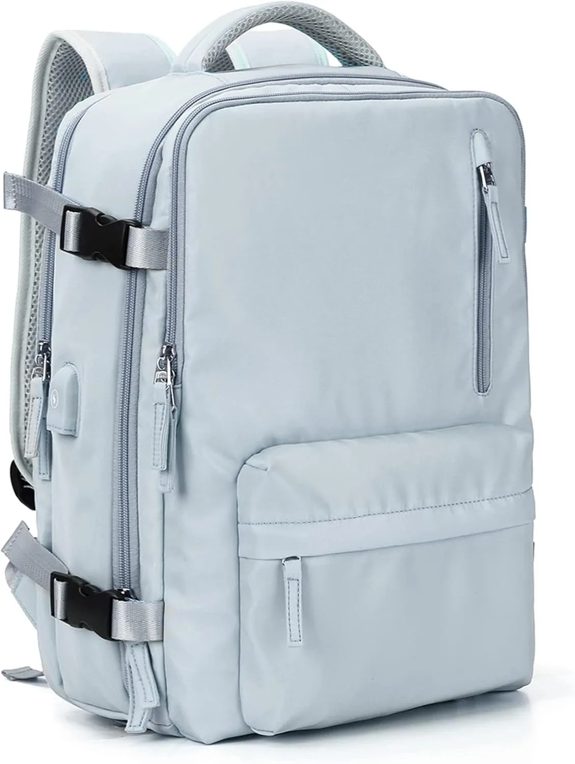 Men & Women Travel Minimalist Backpack Carry On Backpacks Airline Approved, Airplane Traveling Waterproof Duffel Bag With Shoe Compartment Casual Daypack