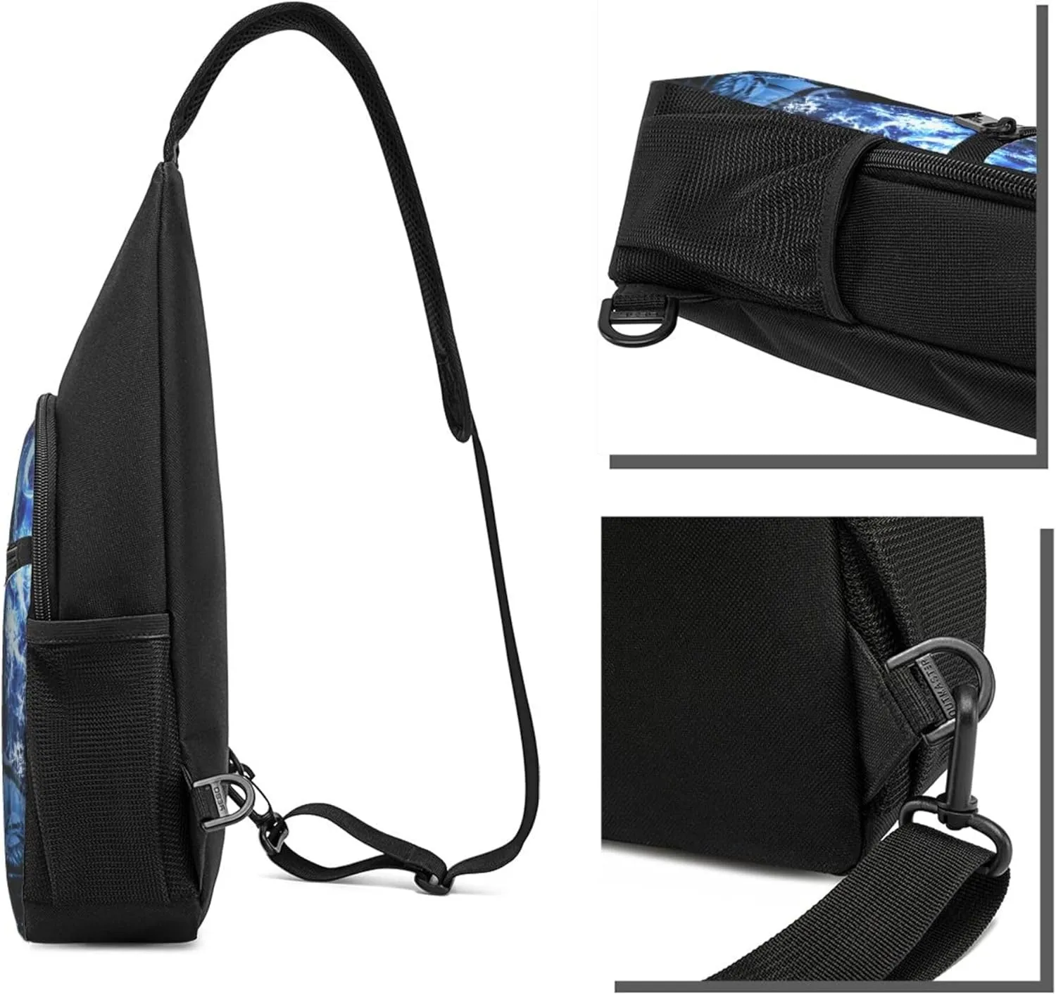 Men Women Chest Sling Bag Diagonally, Darth Movie Vader Adjustable Casual shoulder crossbody bag for Outdoor Cycling Travel Hiking Daypack