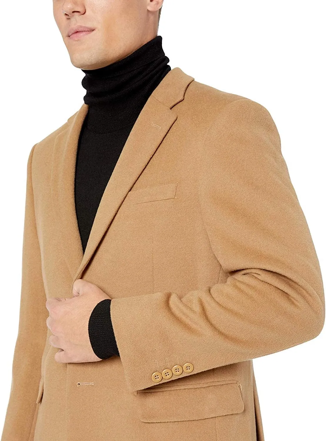 Men's 2 Button Luxury Wool Cashmere Sport Coat - Colors